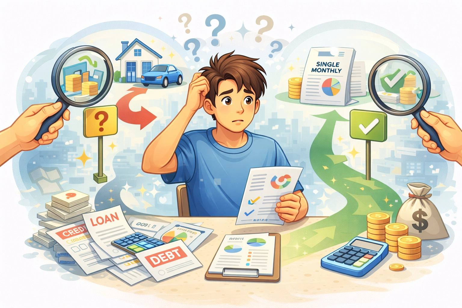 第一次評估債務整合條件，很多人其實不是不認真，而是不知道該從哪裡看起；尤其是在【生活步調快】、【支出壓力大】的北部地區，這種情況更容易出現。