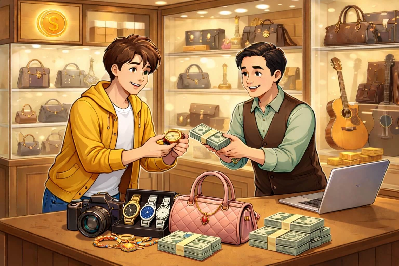 也就是說，當你向當鋪借錢時，重點不在於你【有沒有工作】、【信用好不好】，而是在於你是否能提供【具備市場價值】且【容易變現】的抵押品，例如【汽機車】、【黃金】、【名錶】或【部分 3C 產品】。