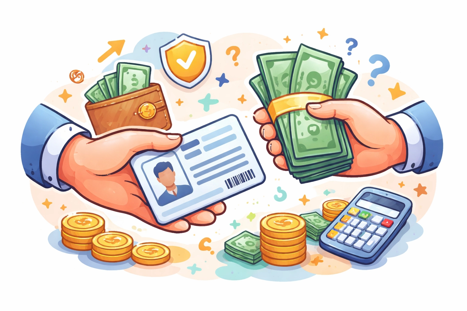 一般所說的「證件小額借款」，指的是在借款流程中，僅以【身分證】、【健保卡】或【駕照】等個人證件作為身分核對依據，用來確認申請人是本人，並填寫基本資料的借款方式。