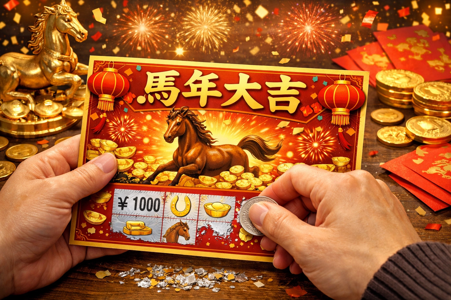 過年期間不少人都會買幾張刮刮樂試試手氣，尤其是 100～300 元的馬年刮刮樂，【金額不高】、【玩法簡單】，很適合小資族輕鬆娛樂一下。