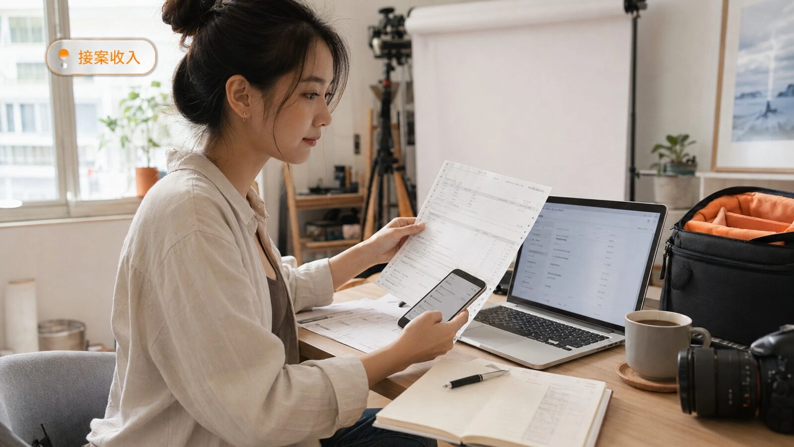 03苗栗無薪轉接案工作者整理收入與接案文件