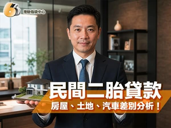 115 年民間二胎貸款攻略：房屋、土地、汽車二胎差別與風險分析！