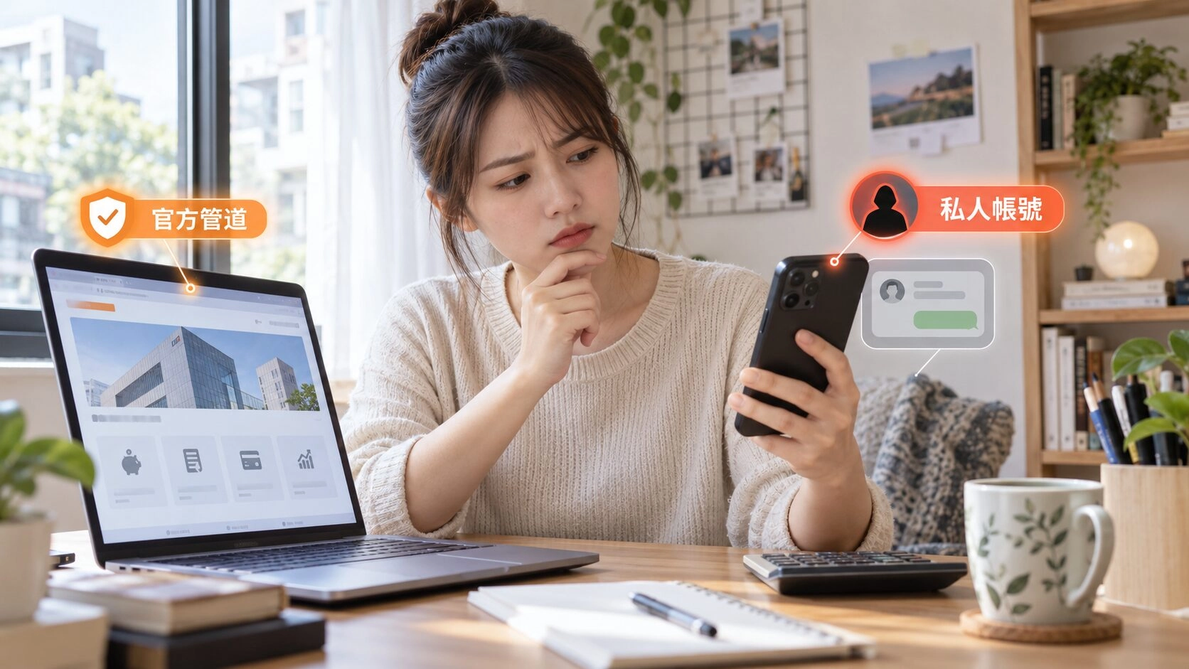 申請 LINE 借款前比較官方管道與私人帳號