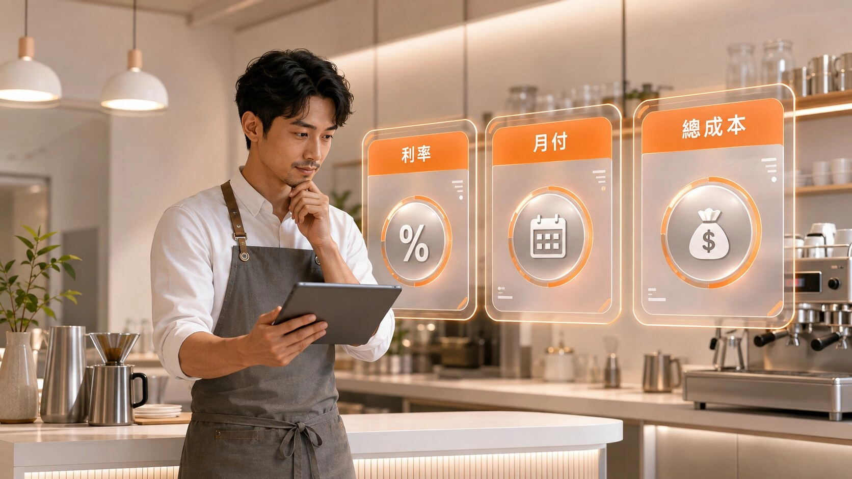 自營工作者比較貸款利率、月付金與借款總成本