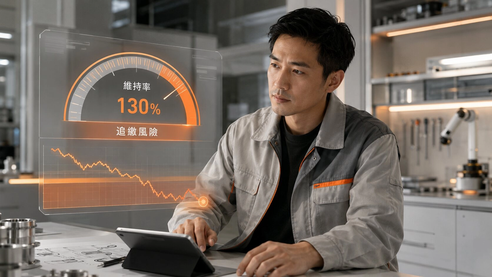 融資維持率130%與股票追繳風險示意