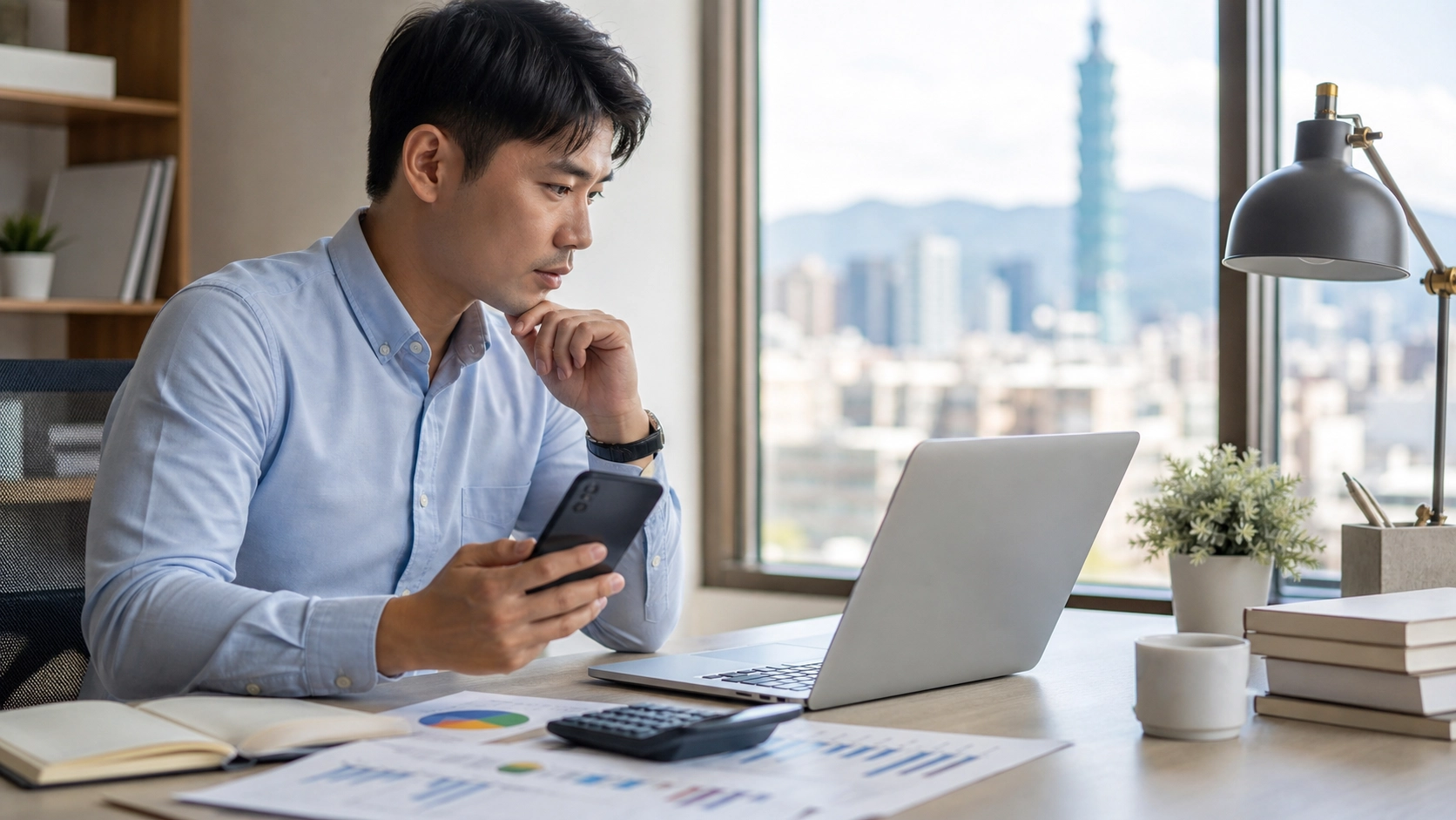 台銀信貸線上申請與月付金規劃示意圖
