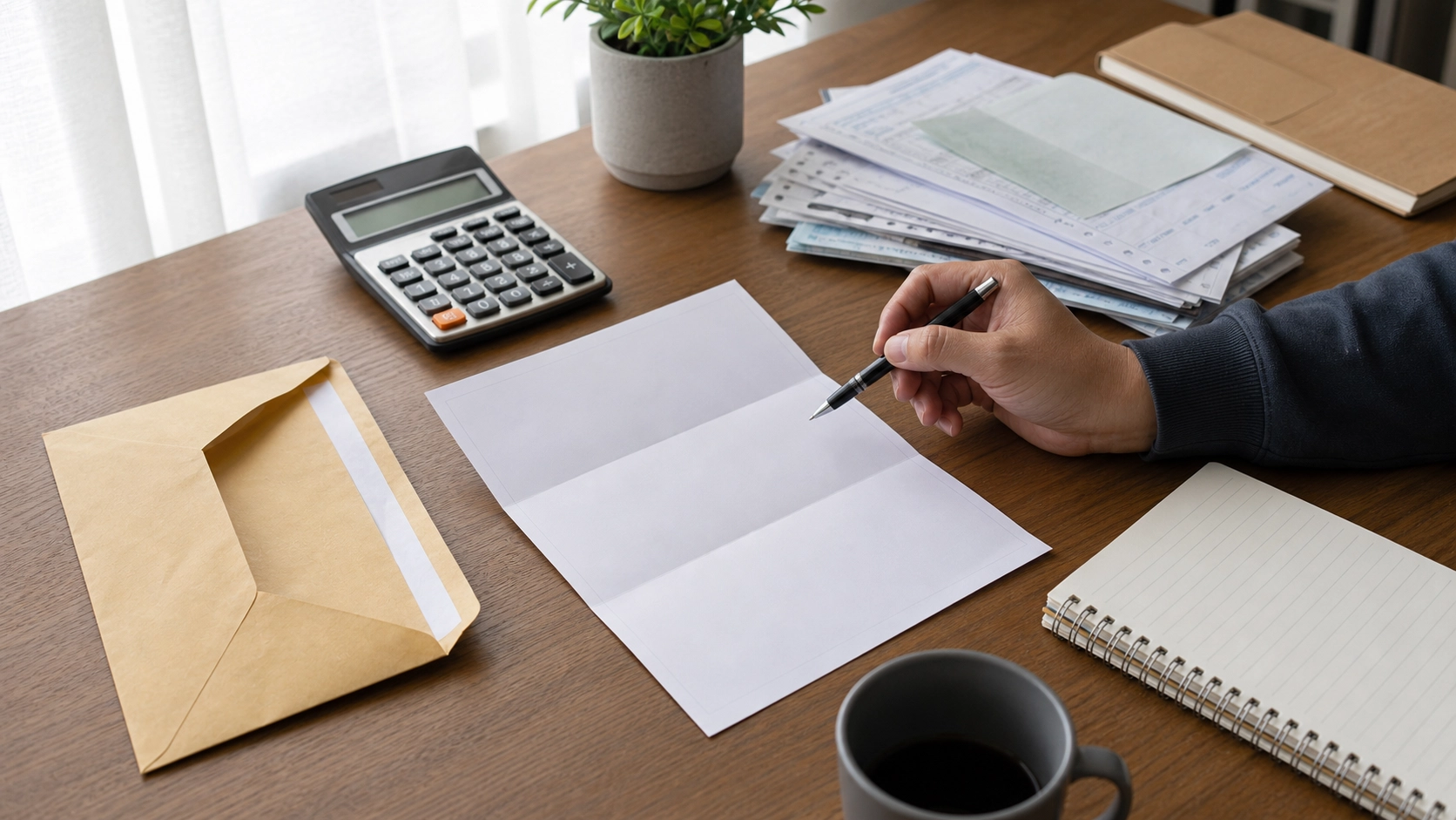 debt lawsuit notice document on desk