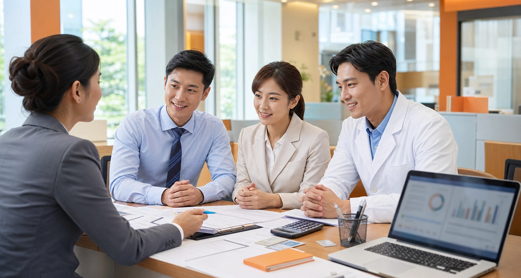 優質族群信用貸款適合族群與銀行諮詢示意圖